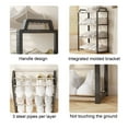 thumbnail image 6 of 4-Tier Shoe Rack Organizer | Stackable Plastic Shoe Shelf for Men Women & Kids | Black or White | Space-Saving Storage for Closet Entryway Bedroom | Easy Assembly No Tools Needed, 6 of 6