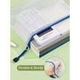 thumbnail image 4 of 20 Pack 10 Colors Zipper Mesh Document Pouch, 6x9 Inch/A5, Plastic Water-Resistant File Bags, for School Office Supplies, Cosmetics Travel Storage, Assorted Color, 4 of 9
