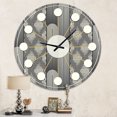 thumbnail image 2 of Designart 'Mimimal Black And White Design Ii Mid-Century Modern Wall Clock, 2 of 4