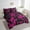 pink, variant on Erosebridal Neon Geometry Bedding Sets Twin Size,Stereoscopic Gradient Plaid Comforter Sets with Sheets,Room Decorative,Reversible,7pcs