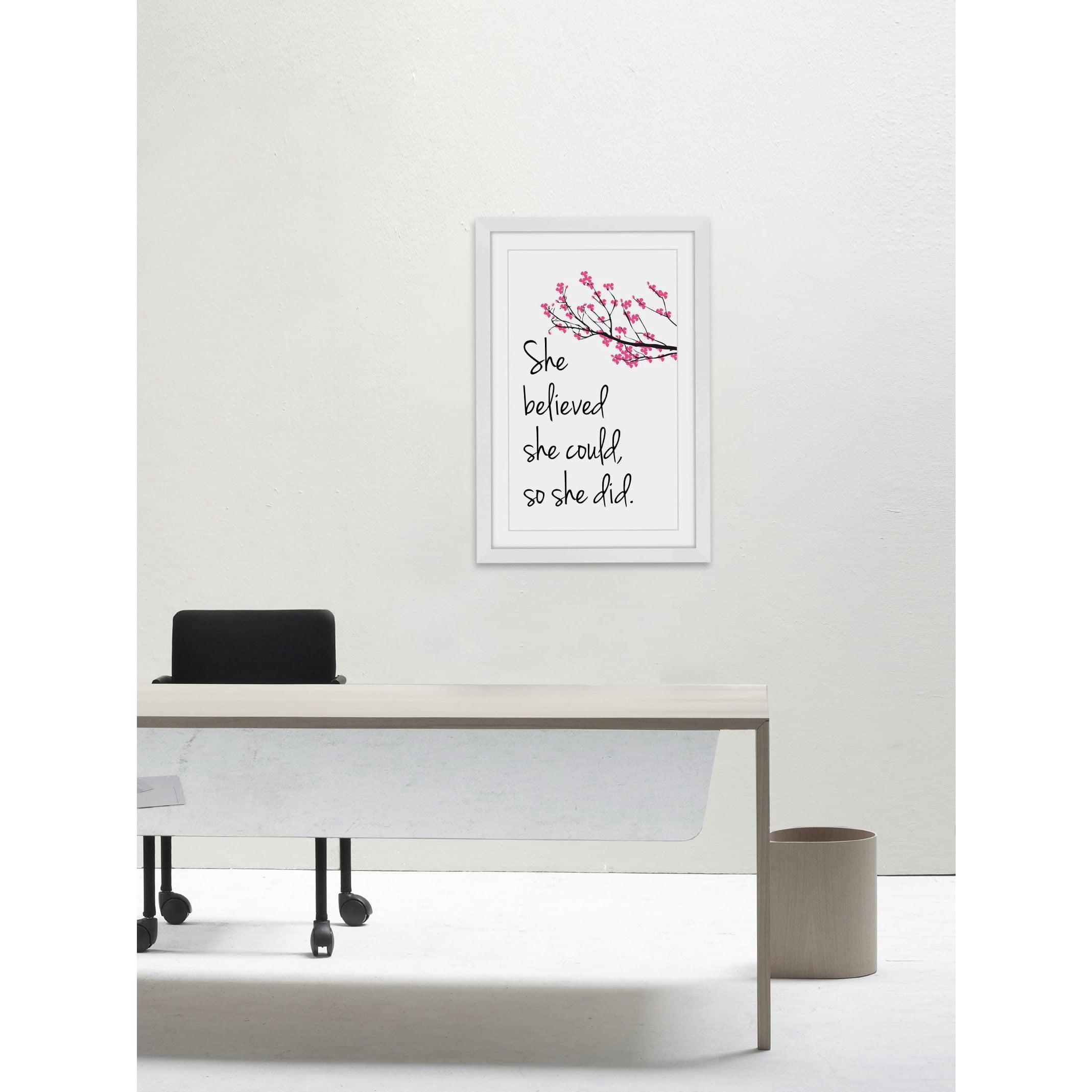 "She Believed" Framed Painting Print