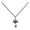 Blue, variant on Stainless Steel Dinosaur Capri Ruby Rhinestone Polished Dragon Pendant Necklace Color Green N105