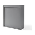 thumbnail image 5 of HomeStock City Sleek Bathroom Wall Cabinet With Craftsman Style Doors, Wall Mounting, Indoor Furniture, 26"H x 23.75"W x 8"D, Vintage Gray, 5 of 10