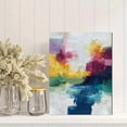 thumbnail image 2 of Qisvanset Abstract Textured Oil Painting Canvas Wall Art 15.75x11.81 Inches, 2 of 8