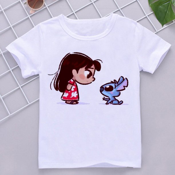 Disney Child Mermaid Princess Kawaii Printed T-shirt Baby Girl Soft Cartoon Clothing Cute Graphic Tops Kids Funny Tees DropshipHight 120-(6-8T) Gao Jinjia LED
