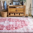 thumbnail image 2 of SAFAVIEH Martha Stewart Seth Medallion Machine Washable Area Rug, Rust/Gold, 1'9" x 2'3", 2 of 11