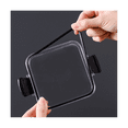 thumbnail image 3 of 6 Pack 700Ml Kitchen Food Storage Box Organizer Container Set Vacuum Lid Seal Clear Square, 3 of 5