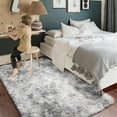 thumbnail image 2 of SUSUZI 5 x 7 ft Shaggy Area Rugs for Bedroom Living Room Modern Large Fluffy Floor Rugs Soft Carpet Rugs Home Décor, Grey, 2 of 8