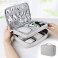 thumbnail image 2 of Bolsas de Almacenamiento Grandes Bolsa de Almacenamiento de Accesorios Digitales Multifuncionales con Gran Capacidad Y Almacenamiento de Doble Capa, Fácil de Llevar, Bolsa de Almacenamiento Impermeabl, 2 of 6