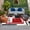 Red, variant on Blue Black Geometric Outdoor Rug 5x7 Ft, Non Slip Washable Area Rug, Modern Minimalist Abstract Stripes Patio Rugs Carpet Runner, Large Floor Mat for Indoor/Outdoor Deck Porch Camping