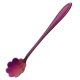 thumbnail image 5 of Cuchara de café de acero inoxidable, cucharas pequeñas para postre, té, juego de 8 flores Púrpura, 5 of 9