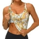 thumbnail image 3 of Balery Groovy Hippie Flower Mushrooms Sujetadores deportivos con espalda cruzada para mujer, acolchados, sin costuras, de alto impacto, ideales para yoga, gimnasio, entrenamiento y fitness.-X-Large, 3 of 8