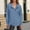 2-Blue, variant on Casual Blouses for Women Long Sleeve New Women's Snap Button up Sweatshirt Long Sleeve Tunic Tops Loose Casual Pullover Fall Winter Outfits Green M