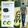 thumbnail image 3 of LIFERECORD Electric Pressure Washer, 2100 Max PSI 2.0 Max GPM with Foam Cannon, 5 Quick Connect Nozzles, for Cars/Fences/Driveways/Home/Patios, Green, 3 of 7
