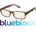 thumbnail image 4 of Blue Light Reading Glasses 3 Pack Polycarbonate Readers Mens Womens Computer Eye Strain Eyeglasses Square Set, 4 of 5