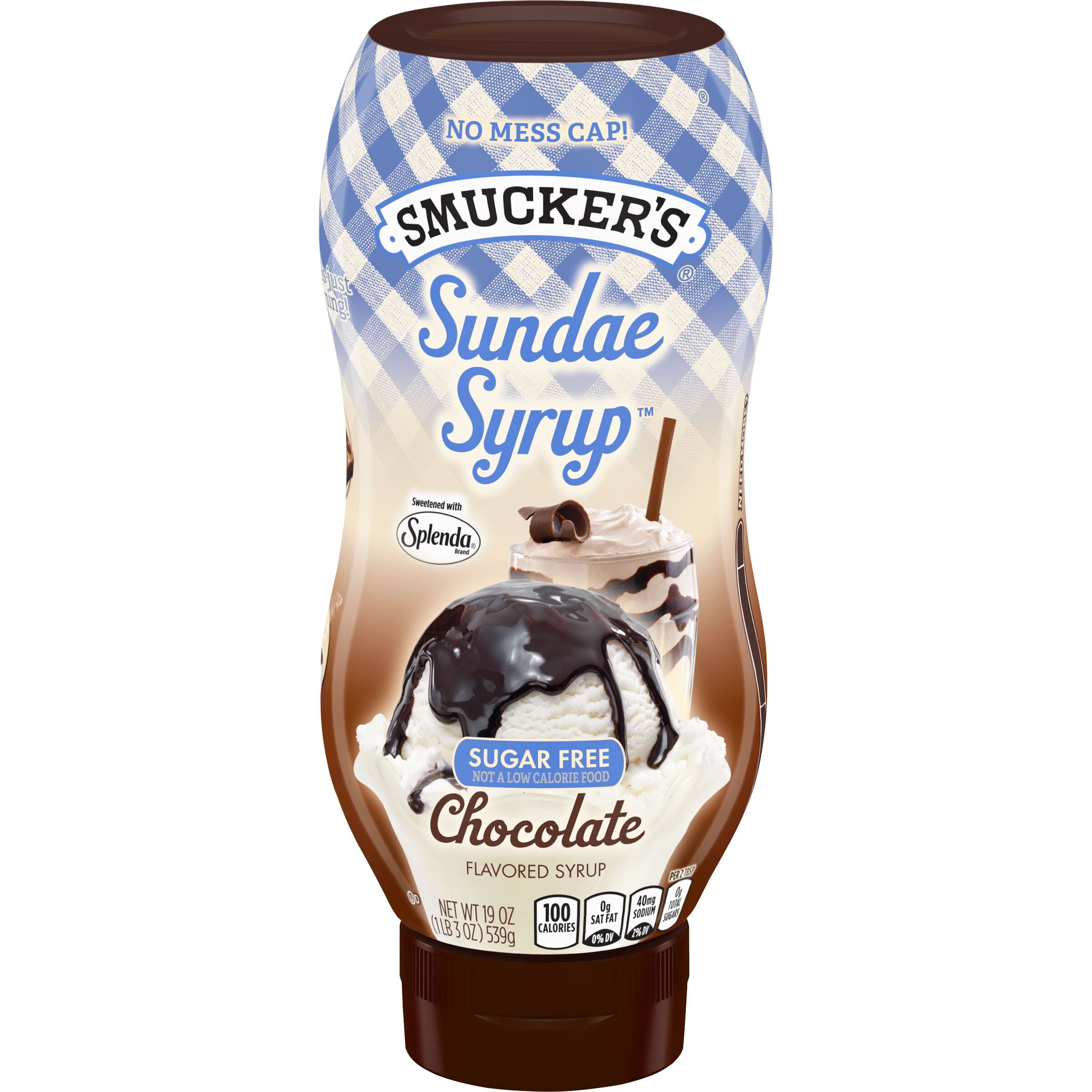 Smucker's Sugar Free Chocolate Flavored Sundae Syrup, 19Ounce
