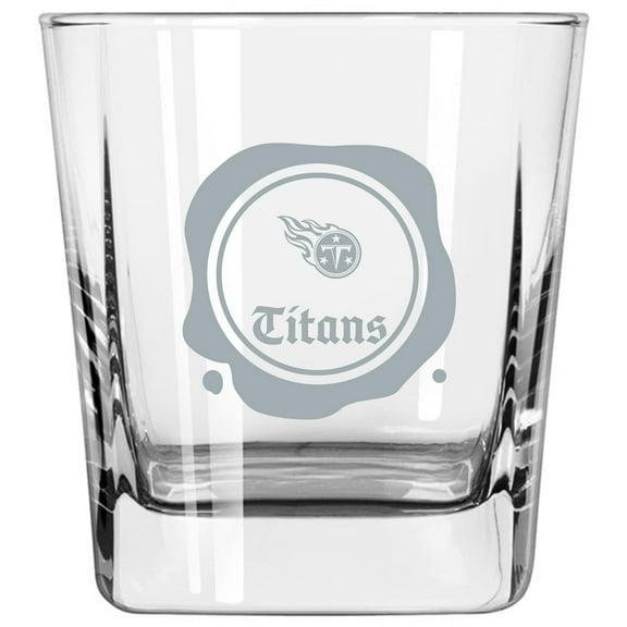 Tennessee Titans 14oz. Frost Stamp Old Fashioned Glass