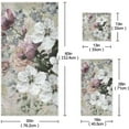 thumbnail image 3 of SKYSONIC 3 Pack Towel Delicate Flowers Cotton Bath Towel Set (1 Bath Towel, 1 Hand Towel, 1 Washcloth) for Bathroom, Super Soft and Quick Dry Towels, 3 of 7