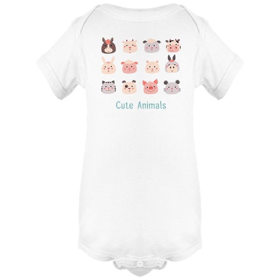 Cute Animals Reactions Bodysuit Infant -Image by Shutterstock,  6 Months