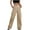 Khaki, variant on Timegrad Cargo Pants Women Fall Fashion Straight Leg High Waist Active Outdoor Pants with Pockets
