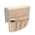 thumbnail image 4 of Sofa Arm Organizer with Pockets, Phone & Magazine Holder for Recliner, 35x13 Inch Storage Caddy Coffee, 4 of 4