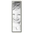 thumbnail image 2 of ArtToFrames 10" x 35" Silver with Stained Grey Picture Frame, 10x35 inch Silver Wood Poster Frame (WOM-4767), 2 of 7