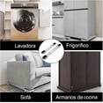 thumbnail image 3 of Base Retráctil para Lavadora con Ruedas, Soporte de Lavadora Refrigerador con 24 Carga Ruedas y Guantes, Extensible Móvil llantas para muebles Lavadora Nevera Secadora, 3 of 4