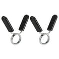 thumbnail image 1 of Unique Bargains 24mm Gym Weight Bar Barbell Dumbbell Lock Clamp Tool Spring Clip Collars 2 Pack, 1 of 6