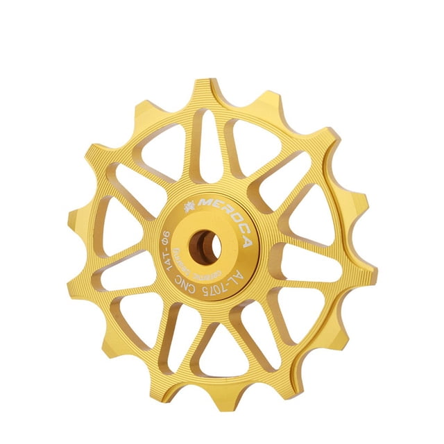 CNC Pulley Rear Derailleur 12/14T Wheel Si3N4 Ceramic Bearings Lightweight Design Improved Speed Change Performance