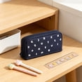 thumbnail image 5 of Under $1 Pencil Case, Letter Print Standable Large Capacity Pen Pouch, Multifunctional Stationery Organizer for College Office by PALIFEUR, 5 of 9