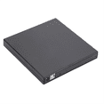 thumbnail image 2 of USB External CD DVD Drive, USB 2.0 Slim Protectable External Drive DVD-ROM Burner Player for Laptops PC Desktop Computer,1set * USB 2.0 optical drive recorders,Black, 2 of 8