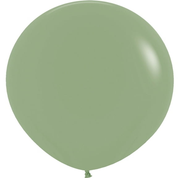 4 Eucalyptus Round Balloons 24"
