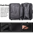 thumbnail image 3 of 3-Piece Lightweight Expandable Suitcase with 360° Spinner Wheels and Top and Side Carrying Handles, Hard Shell ABS Carry-on with Organised Space, Luggage with TSA Lock, 20''24''28'', Pink, 3 of 8