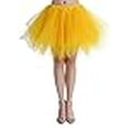 thumbnail image 3 of ChicWind Jupon en Tulle Jaune pour Femmes, 3 of 4