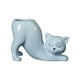 thumbnail image 5 of Maceta de gato de dibujos animados, jarrón de gato, maceta de cerámica para bonsái, maceta para Azul, 5 of 9