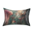 thumbnail image 7 of Yayeee Pillowcase Standard Size Set of 2 Satin Wrinkle Resistant Pillow Case, Psychedelic Forest, 7 of 7
