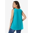 thumbnail image 2 of Woman Within Plus Size High-Low Tank, 2 of 5