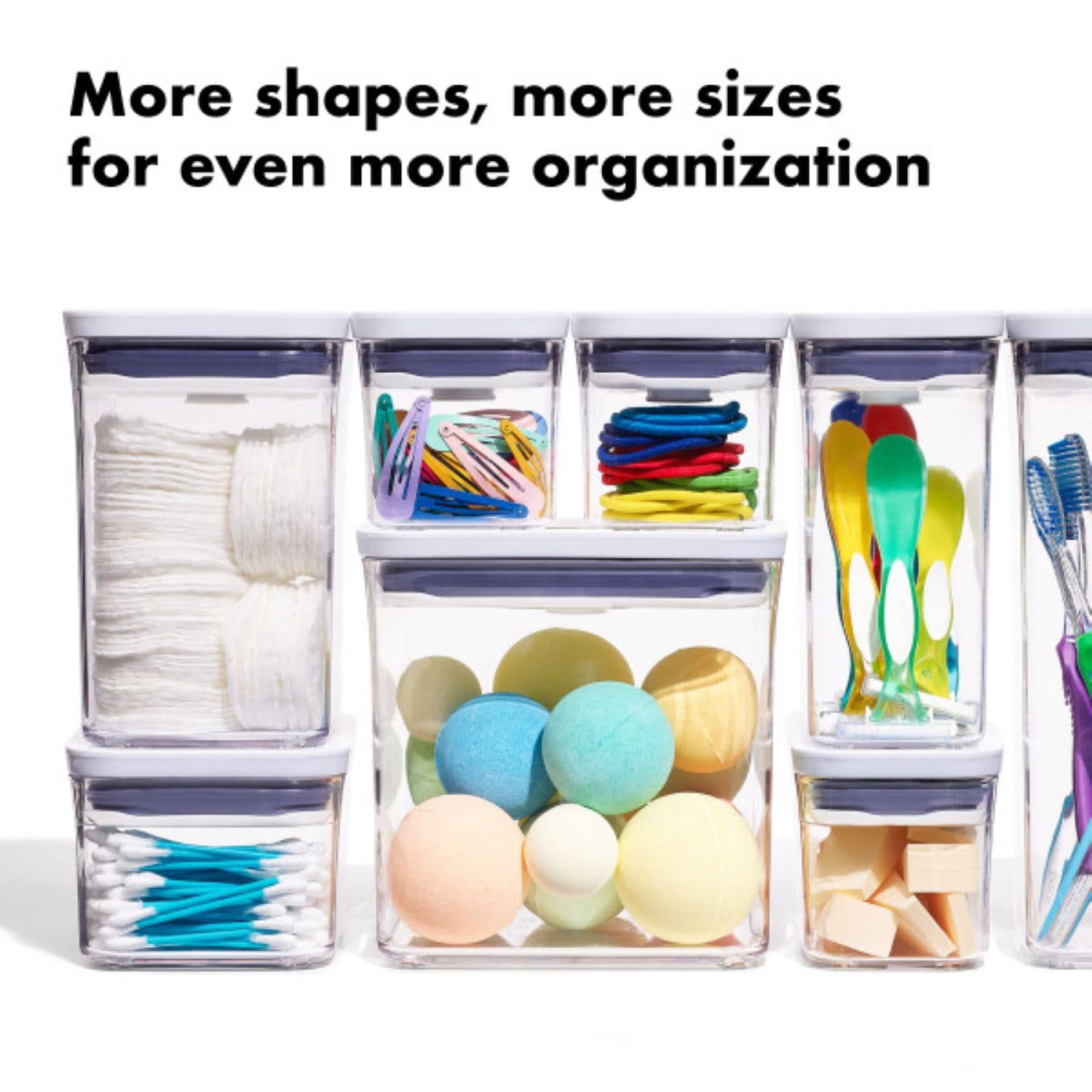 Airtight Food Storage Container, BPA-Free Plastic POP Container for Kitchen Pantry Organization4.4Qt