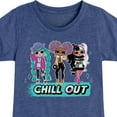 thumbnail image 3 of LOL OMG - Winter Dolls - Chill Out - Toddler & Youth Girls Short Sleeve Graphic T-Shirt, 3 of 5