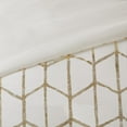 thumbnail image 5 of Twin Size Bed In A Bag, Twin/Twin XL Metallic Printed Duvet Cover Set, Ivory+Gold Cotton Bedding Set,Polyester Bed Sheet Set, Household Supplies & Décor Bedding Bedding Sets, 5 of 17