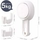 thumbnail image 2 of Juego de 4 ganchos con ventosa para pared, sin taladrar y reutilizables, instalación en 1 segundo, rotación de 360°, carga de 5 kg, organizador impermeable para azulejos, pared de ducha, baño, 2 of 5
