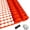 Orange, variant on Safety Fence Plastic Mesh Fence, 4'x100' Roll with 100 Zip Ties, Reusable Temporary Netting for Garden Fencing, Construction, Snow Fencing, Animal Barrier, Poultry, Deer, Patio