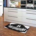 thumbnail image 5 of GZHJMY Halloween Half Death Mask Kitchen Rug Mat Anti-Fatigue Comfort Floor Mat Waterproof Non Slip Washable Kitchen Rug for Kitchen Washroom Bedroom Sink 39 x 20 inch, 5 of 7