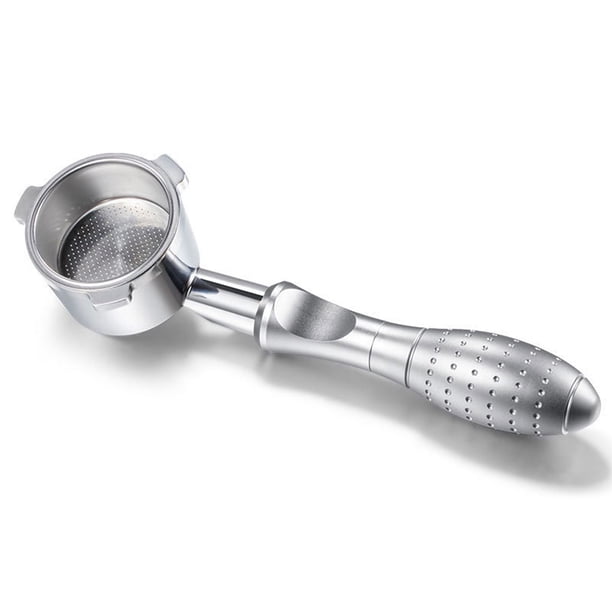 Naiovety Mango de máquina de café de acero inoxidable, soporte de filtro profesional, fabricante de cuencos de cocina, malla fina de para el Juegos de servir café y té tipo 3 Naiovety HA064531-03
