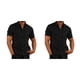 thumbnail image 2 of Jumpingount Camisa de un solo pecho para hombre de fiesta Camisas de manga corta con botones de verano Ropa de moda Ropa Regalo de cumpleaños Negro XXXL 2piezas, 2 of 6