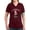 Garnet, variant on CafePress - Notorious RBG P Women's V Neck Dark T Shirt - Women's V-Neck Dark T-Shirt