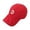 Red, variant on Baseball Hats for Men Classic Unstructured Baseball Dad Hat with Adjustable Strap for Men and Women Timeless Casual Outdoor Wear