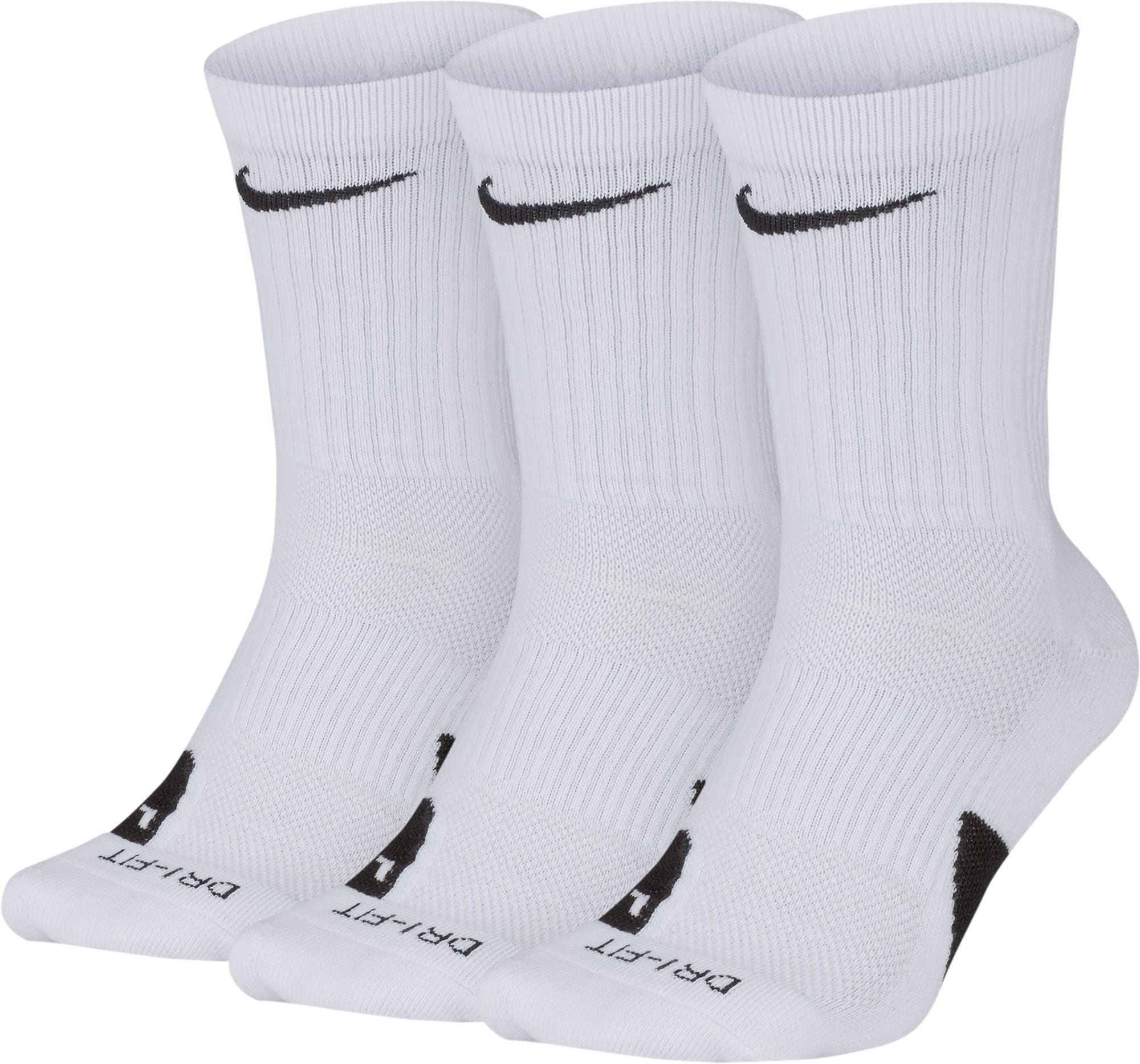 Nike Elite Basketball Crew Socks 3 Pack Walmart.com