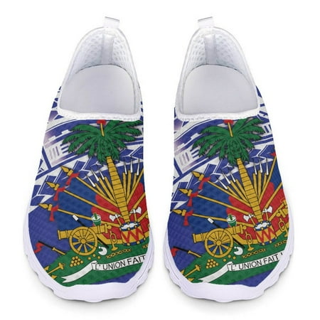 

Nursing Shoes for Women Afro American Pan African UNIA Flag Loafers Woman Slip On Flats Mesh Sneakers Summer Ladies Casual Shoes