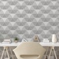 thumbnail image 3 of Ambesonne Geometric Peel & Stick Wallpaper for Home, Grungy Greyscale Tones, 13"x100", Pale Grey Dark Taupe, 3 of 6